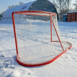 Ворота хоккейные профессиональные 183х122см (+съёмные шпильки)