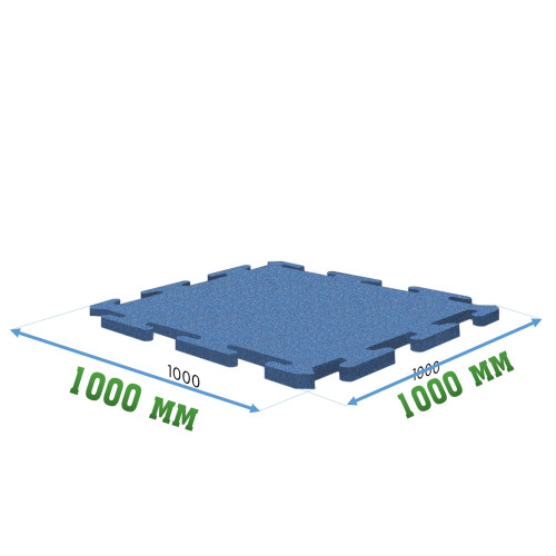 Покрытие 1000x1000x15мм, Puzzle, Pool