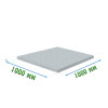 Резиновая подложка 1000x1000x10 мм Sub