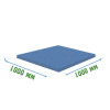 Резиновое покрытие тиров 1000x1000x8мм