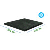 Резиновая покрытие 1000x1000x8мм Ice