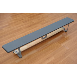 Скамья гимнастическая мягкая 1,5 м, ножки металлические