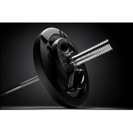 Штанга тренировочная 51 мм 100 кг С металлическими дисками